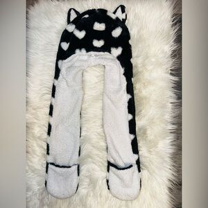 Cat & Jack Girls Cat Hooded Scarf Cold Weather Accesories